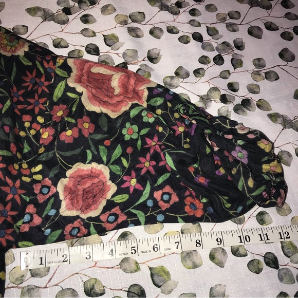 Johnny Was Silk Emby Blouse - Picture 11 of 13